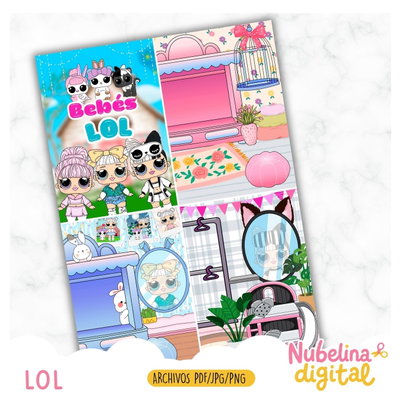 🎀👑 Libro Interactivo LOL Surprise ✨📚