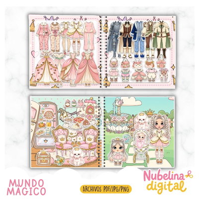 🦄✨ Libro Interactivo Mundo Mágico 🌈📚