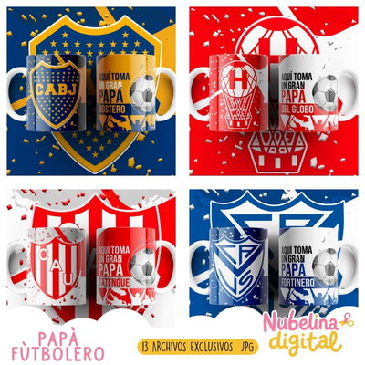 ☕⚽ Tazas para Papá Futbolero 🇦🇷🏆