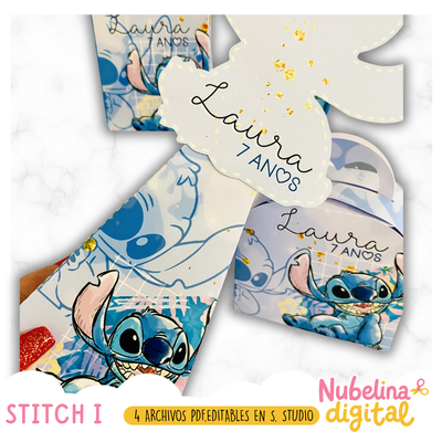 🌺💙 Kit Cumpleaños Stitch Vol. I 🎂✨