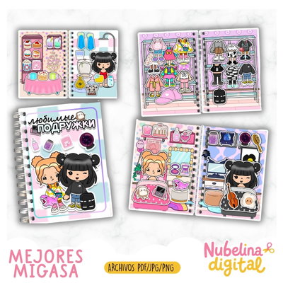 👭💖 Libro Interactivo Mejores Amigas ✨📚