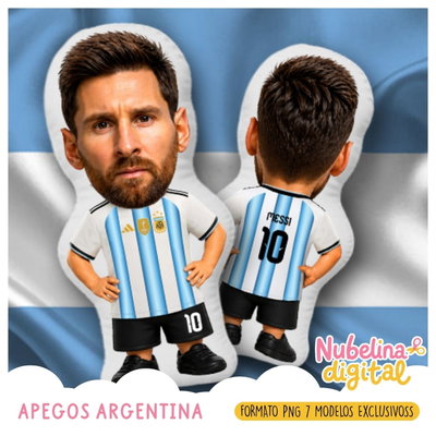 🇦🇷⚽ Muñecos de Apego Selección Argentina 🧸🏆