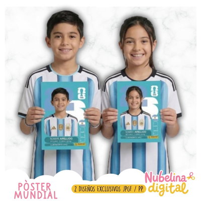 🏆Posters del mundial - Estilo panini 🏆⚽