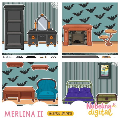 🖤🕸️ Libro Interactivo Merlina Vol. 2 ✨📚