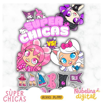 💖🦸‍♀️ Libro Interactivo Super Chicas ✨📚