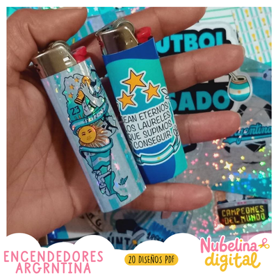 🔥 Pack Encendedores Argentina Mundial 🇦🇷🔥