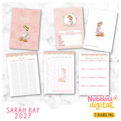 ✨Agenda diaria Sarah Key 2027 📔