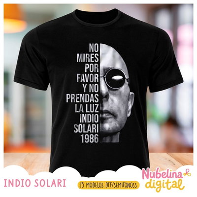 🎸🔥 Remeras Indio Solari –  DTF y Semitonos 🎤