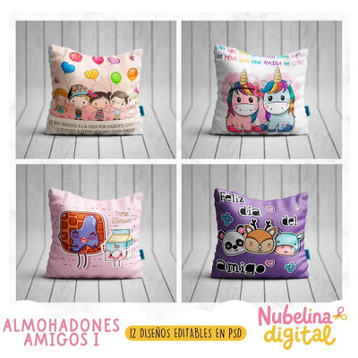 🧸💖 Almohadones Día del Amigo 1 ✨🎁