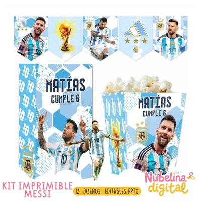 ⚽🏆 Kit Imprimible Messi✨