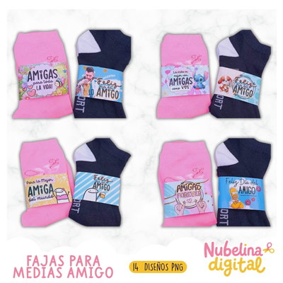 🧦💖 Fajas para Medias Amigos ✨🎁