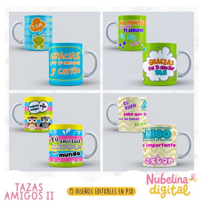 ☕🎉 Tazas Amigo 2 💖👫