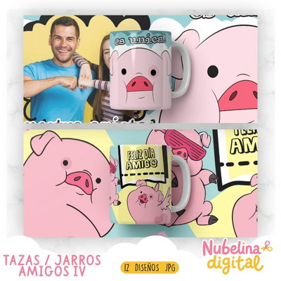 ☕🍺 Tazas y Jarros Amigo 4💖🎁
