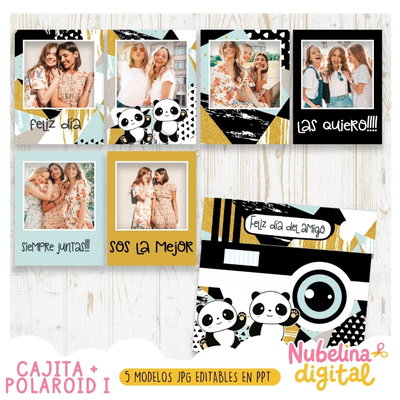 📸💖 Caja para Fotos Estilo Polaroid Día del Amigo ✨🎁