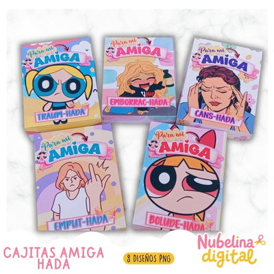 🧚‍♀️🍷 Cajitas Amigas Hadas ✨💖