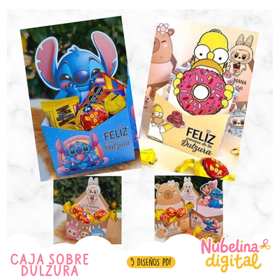 💌🍬 Caja Sobre Dulzura 💖🎁