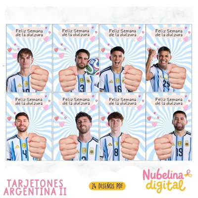 🇦🇷🍬 Tarjetones Argentina 2⚽💙