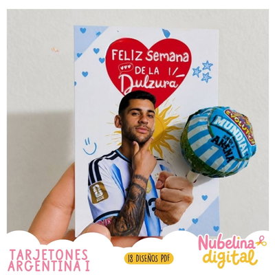 🇦🇷🍫 Tarjetones Argentina 1 💙⚽