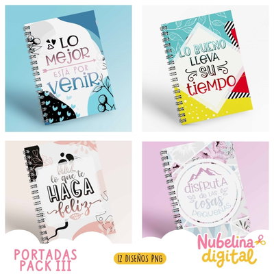 📚🎨 Pack Portadas 3  ✨📒