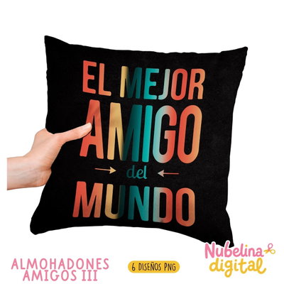 🛋️👬 Almohadones Amigos 3 💙✨