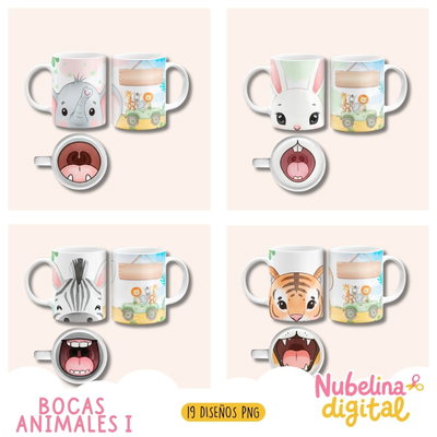 🐶☕ Bocas Animales 1  🐱🎨