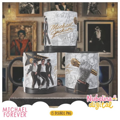👑☕ Tazas Michael Forever  🎤✨