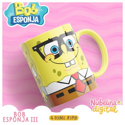 🧽☕ Tazas Bob Esponja 3 🌊⭐