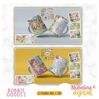 🎨☕ Tazas Bobbie Goods 1  🖍️✨