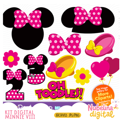 🎀✨ Kit Digital Minnie VIII 🎀✨