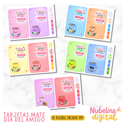 🧉 Tarjetas Mate Día del Amigo 💖✨