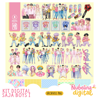 🎤💙 Kit Digital Saja Boys Vol. 1 ✨