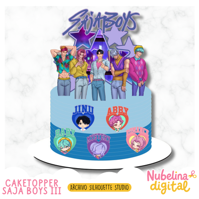 🎂 Cake Topper Saja Boys III 🎉✨&nbsp;