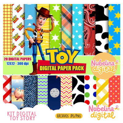 📦🤠 Kit Digital Toy Story 🌟 
