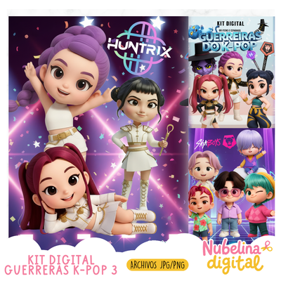 🎤✨ Kit Digital Guerreras K-Pop 3 🎨