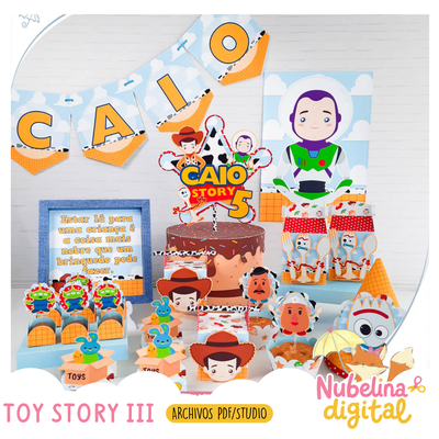 🦖 Kit Imprimible Toy Story III 🤠🎉