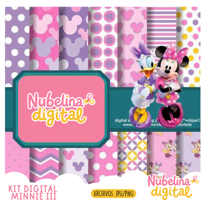 🎀✨ Kit Digital Minnie III 🎀✨ 