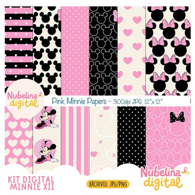 🎀✨ Kit Digital Minnie XII 🎀✨