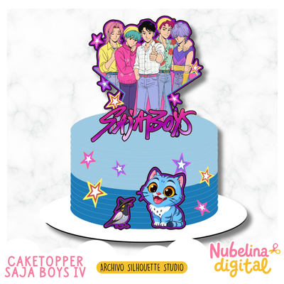 🎂 Cake Topper Saja Boys IV 🎉✨