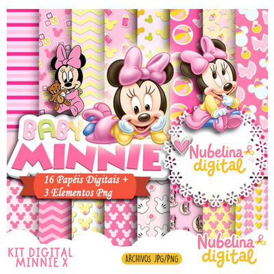 🎀✨ Kit Digital Minnie X 🎀✨