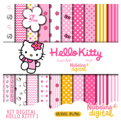 🎀 Kit Digital Hello Kitty Vol. 1 💗✨
