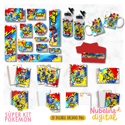 ⚡ Super Kit Pokémon 🎒🔴 