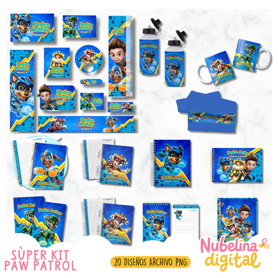 🐾 Super Kit Paw Patrol 🚓🎒