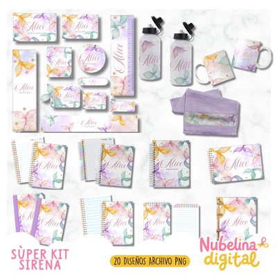 🧜‍♀️ Super Kit Sirena 🐚🌊