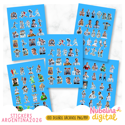 🇦🇷 Stickers Selección Argentina 2026 Vol. I ⚽🏆