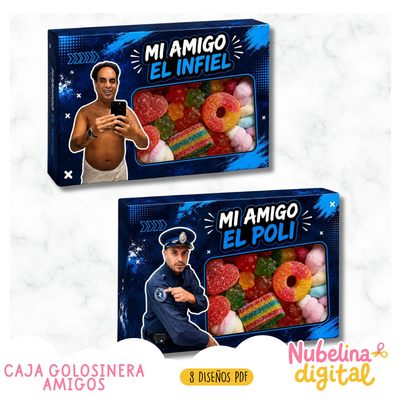 🎁 Cajas Golosineras Día del Amigo 💝🎉 
