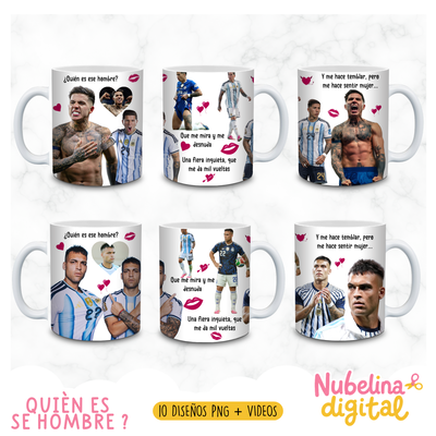 ☕ Tazas "¿Quién es ese Hombre?" 🇦🇷😂 