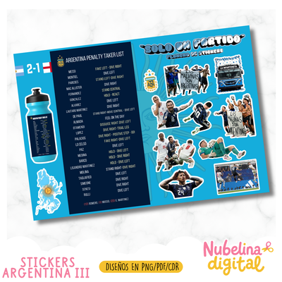 🇦🇷 Stickers Argentina III ⚽🏆 