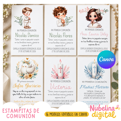 🕊️✨ ESTAMPITAS DE COMUNIÓN I ✨🕊️