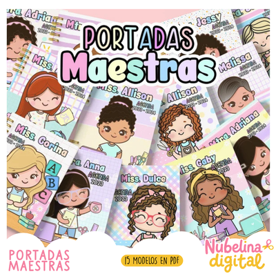 🍎📚 PORTADAS MAESTRAS 2026 ✏️✨