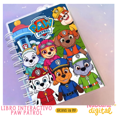 🐾📚 LIBRO INTERACTIVO PAW PATROL  🚨✨
